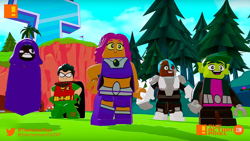 LEGO Dimensions â yeni Teen Titans fragmanı â The Action Pixel ile birlikte geliyor HD duvar kağıdı